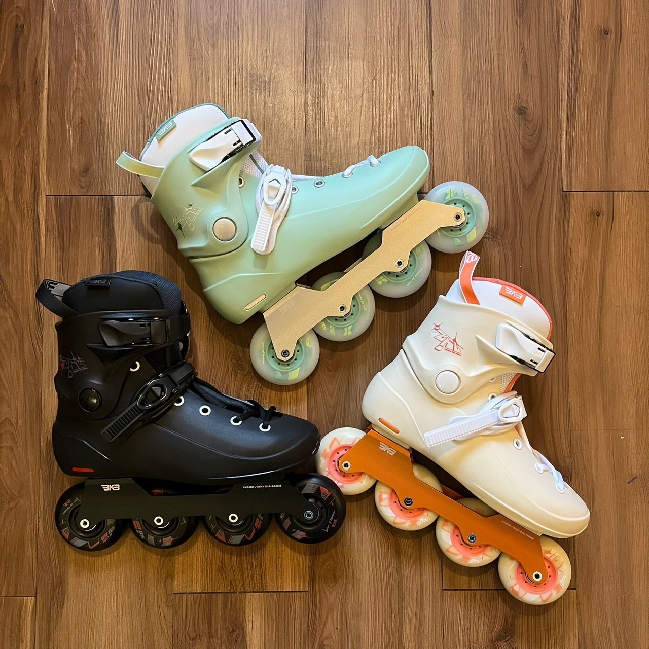 FLYING EAGLE - BKB B9 Ranger Urban Inline Skates (Black / Bronze / Jade)