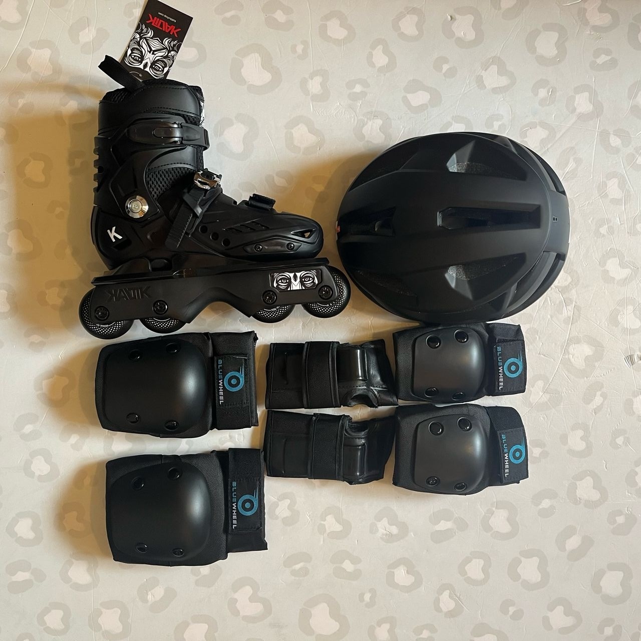 KALTIK - K Skate Ninja Black Kids Adjustable Aggressive Inline Skates