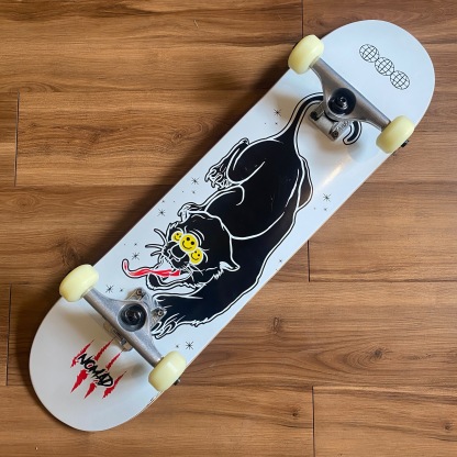NOMAD - Panther 7.875" Complete Skateboard (Independent + BD Custom) 