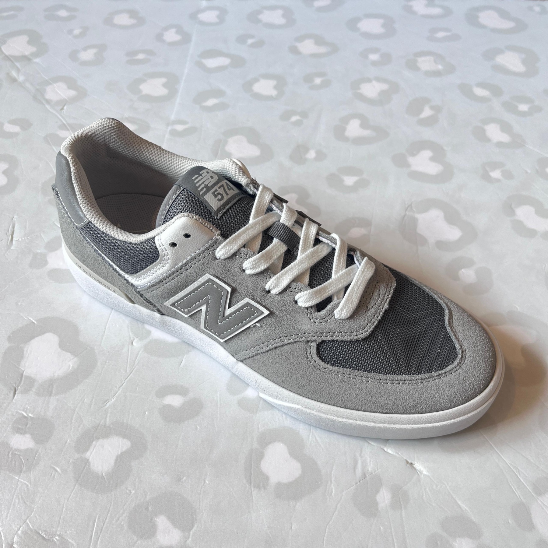 NB NUMERIC - 574 Vulc (Grey/White) Skate Shoes