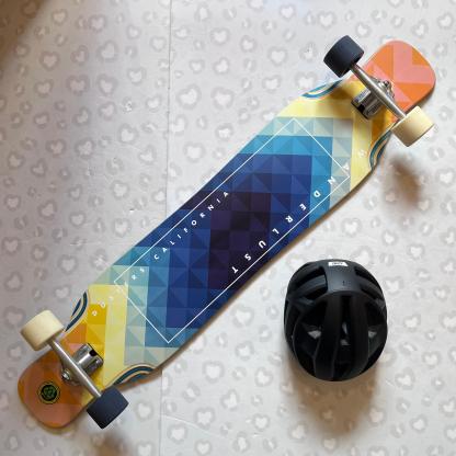 DUSTERS - Wanderlust II Blue 47" Dancing Longboard (Clearance Sale With Free Helmet!)