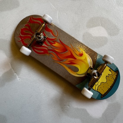 ANTI-ONCE - 32mm Wooden Complete Fingerboard (Various Designs)