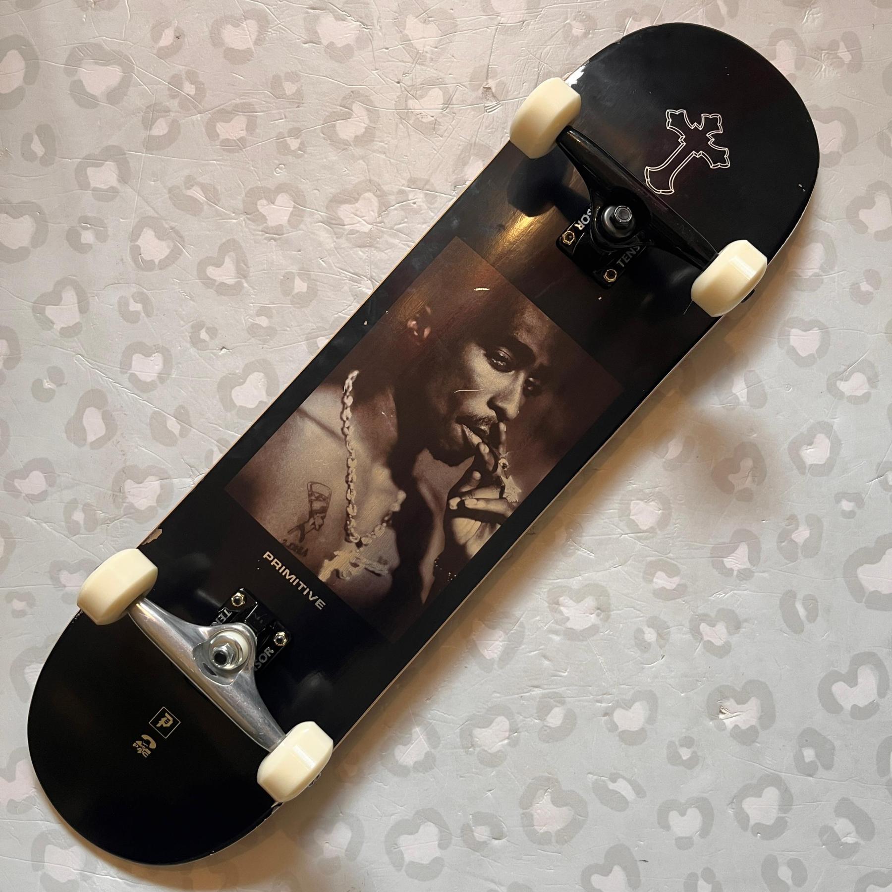 PRIMITIVE - Tupac Platinum 8.25" Complete Skateboard (Tensor + Thrasher Promo)