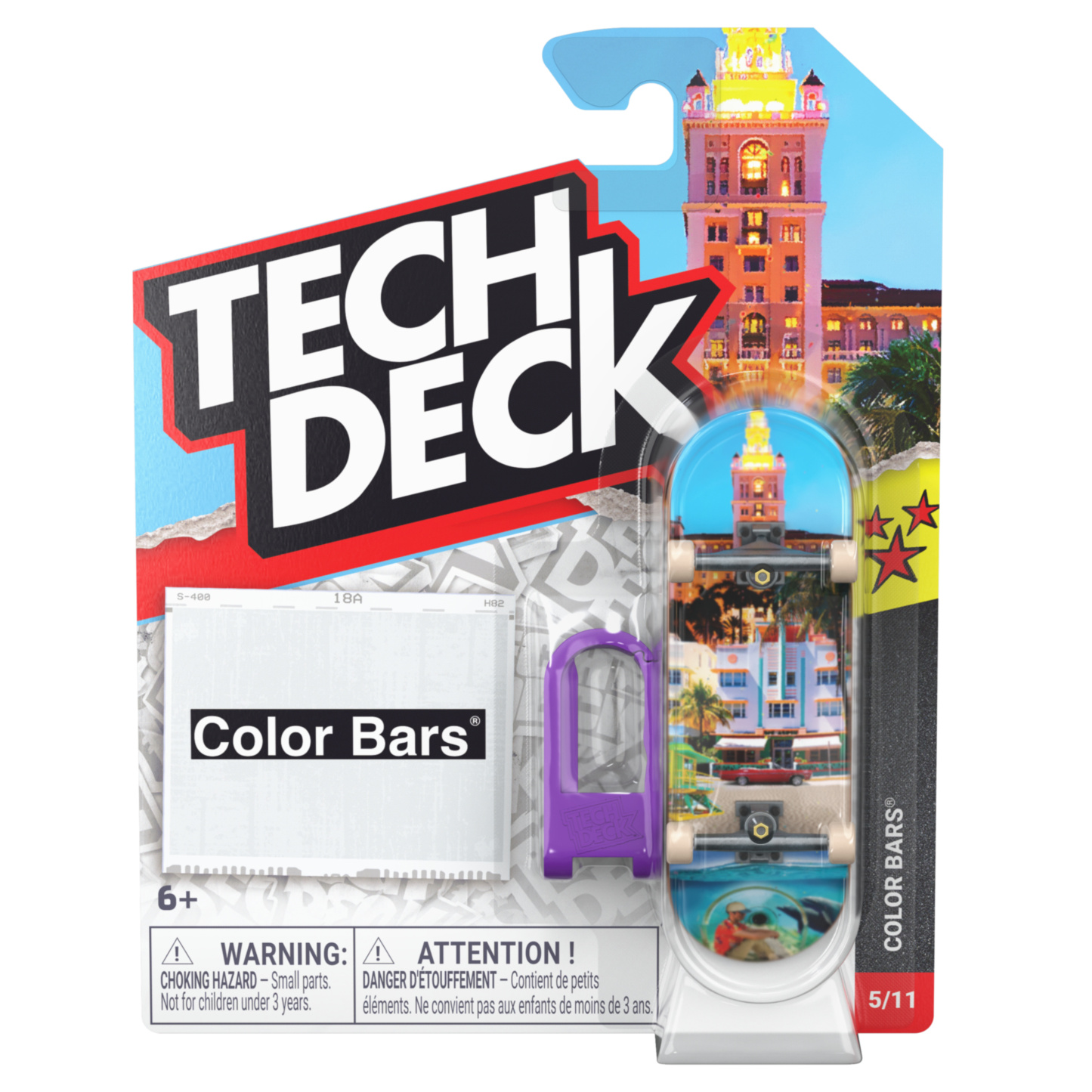 TECH DECK - Set A M62 Plastic Single 30mm Fingerboards