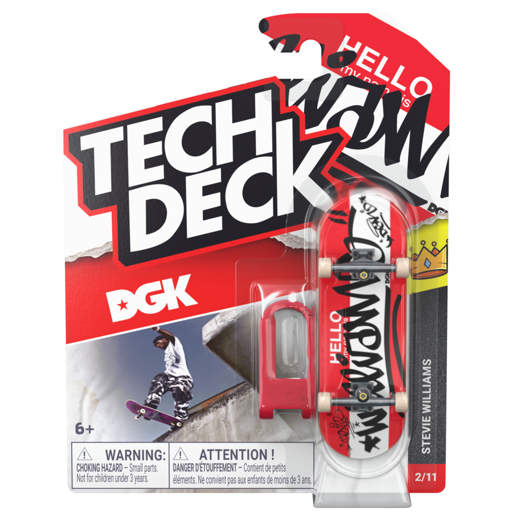 TECH DECK - Set A M62 Plastic Single 30mm Fingerboards