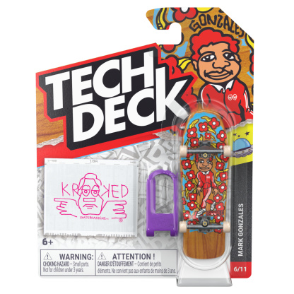TECH DECK - Set B M62 Plastic Single 30mm Fingerboards