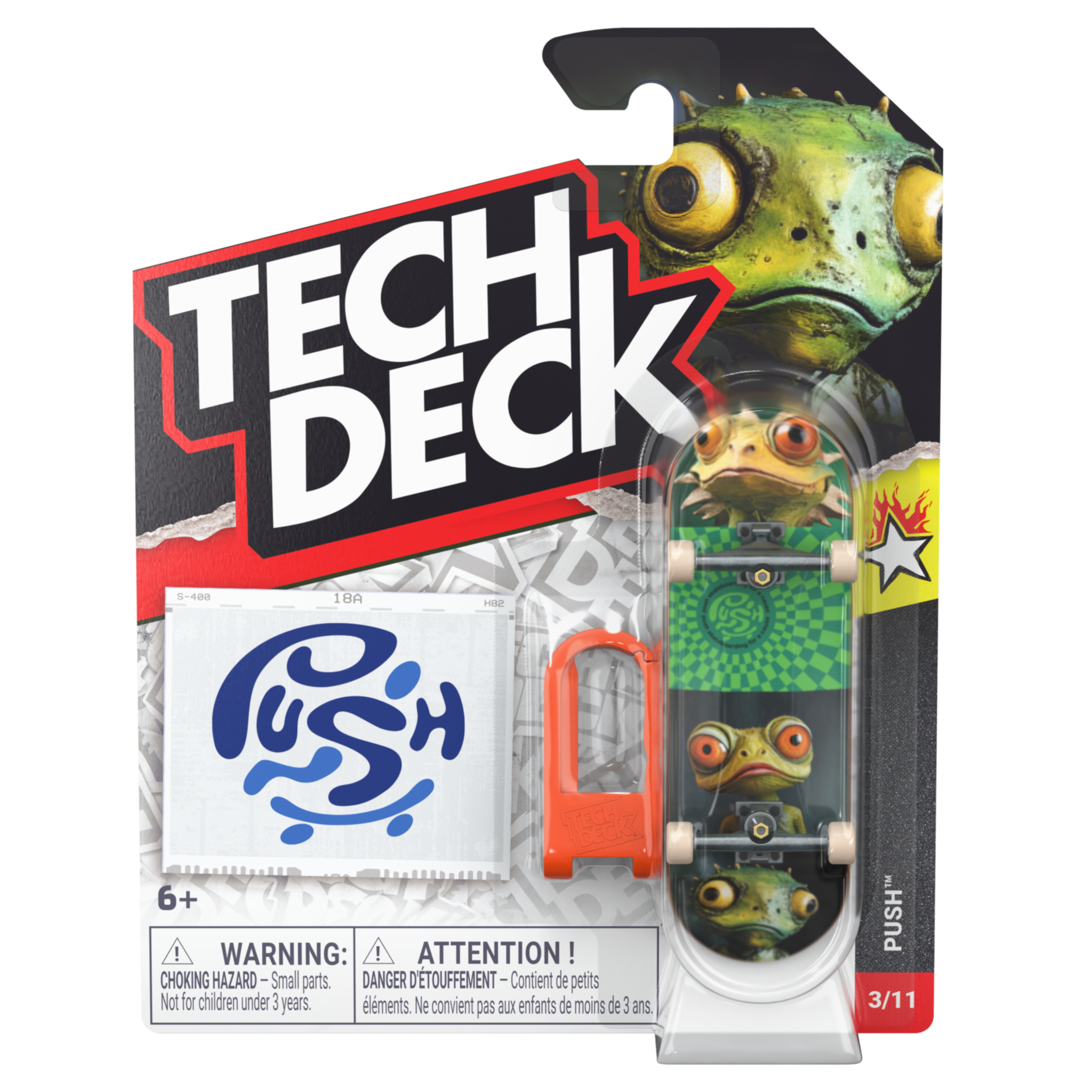 TECH DECK - Set B M62 Plastic Single 30mm Fingerboards