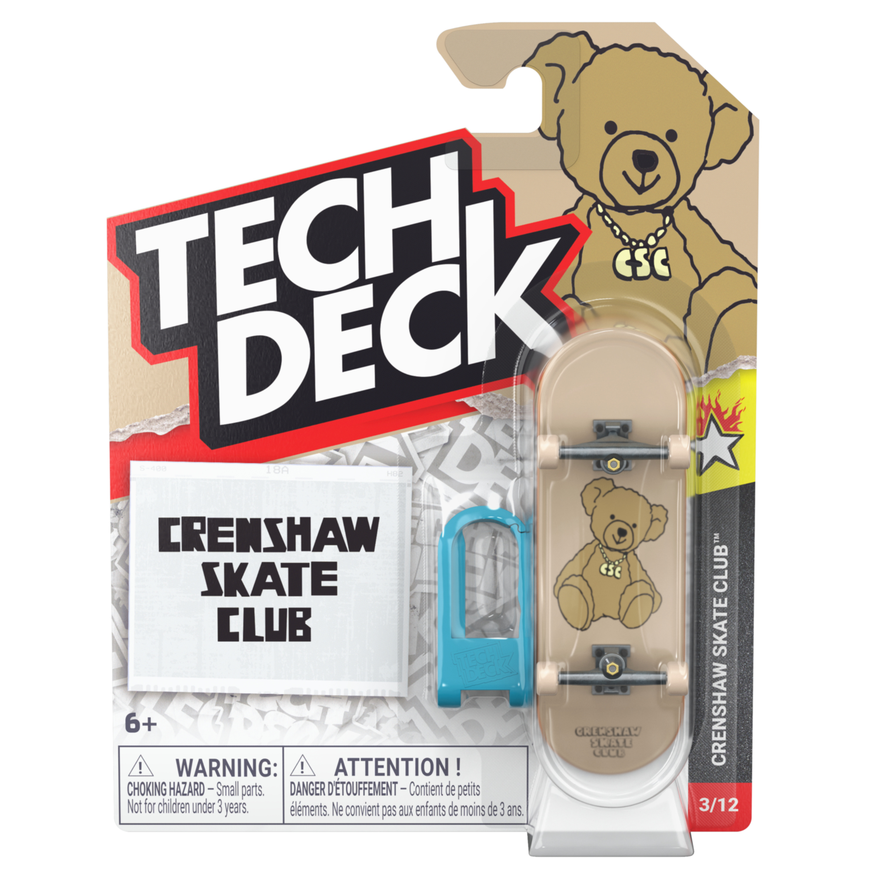 TECH DECK - Set A M63 Plastic Single 30mm Fingerboards