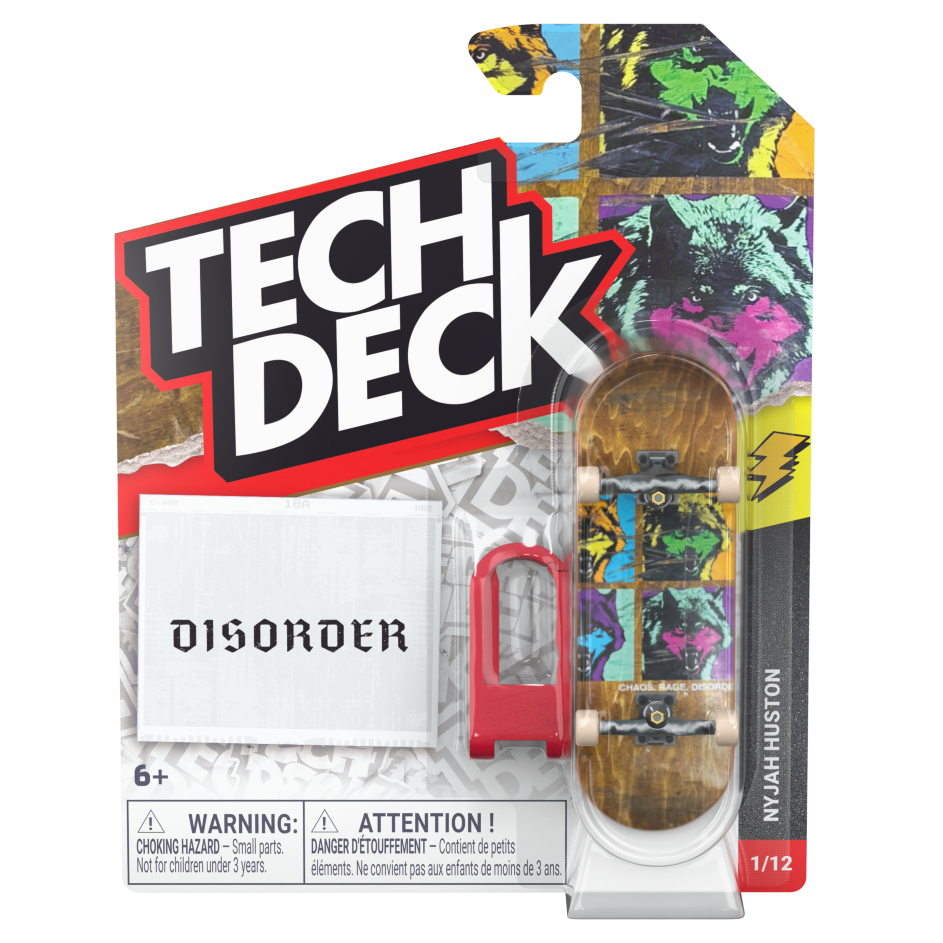 TECH DECK - Set A M63 Plastic Single 30mm Fingerboards