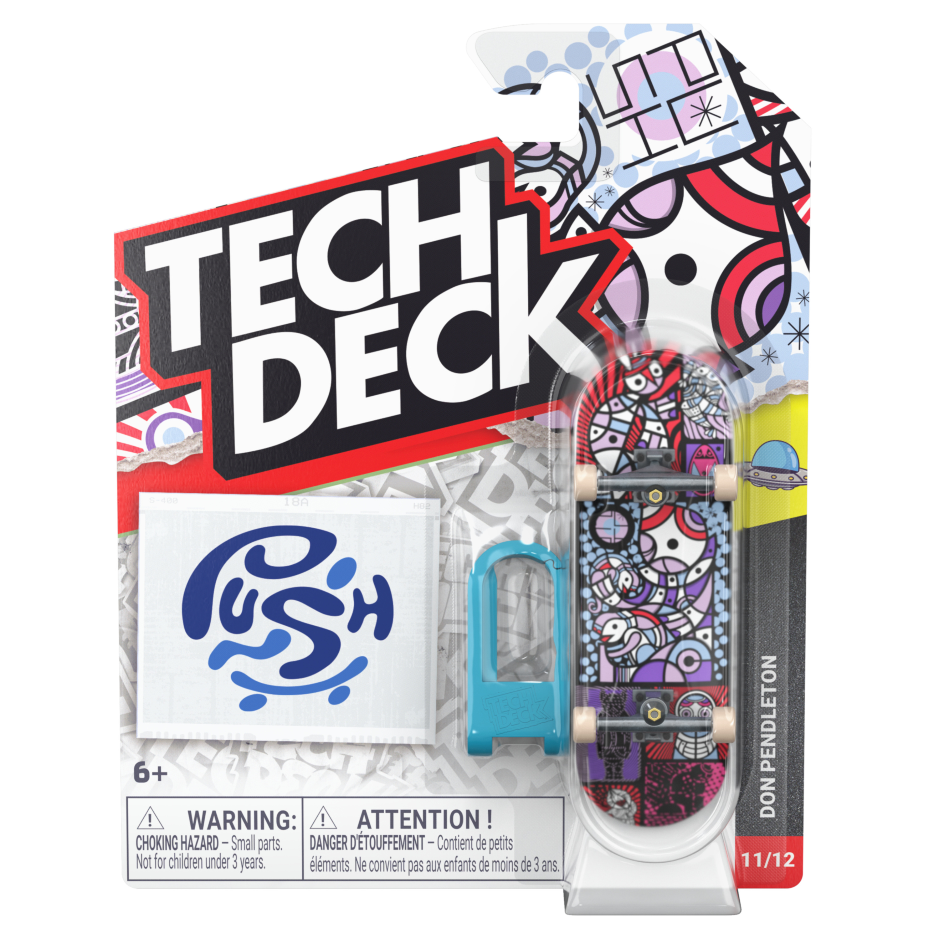 TECH DECK - Set B M63 Plastic Single 30mm Fingerboards