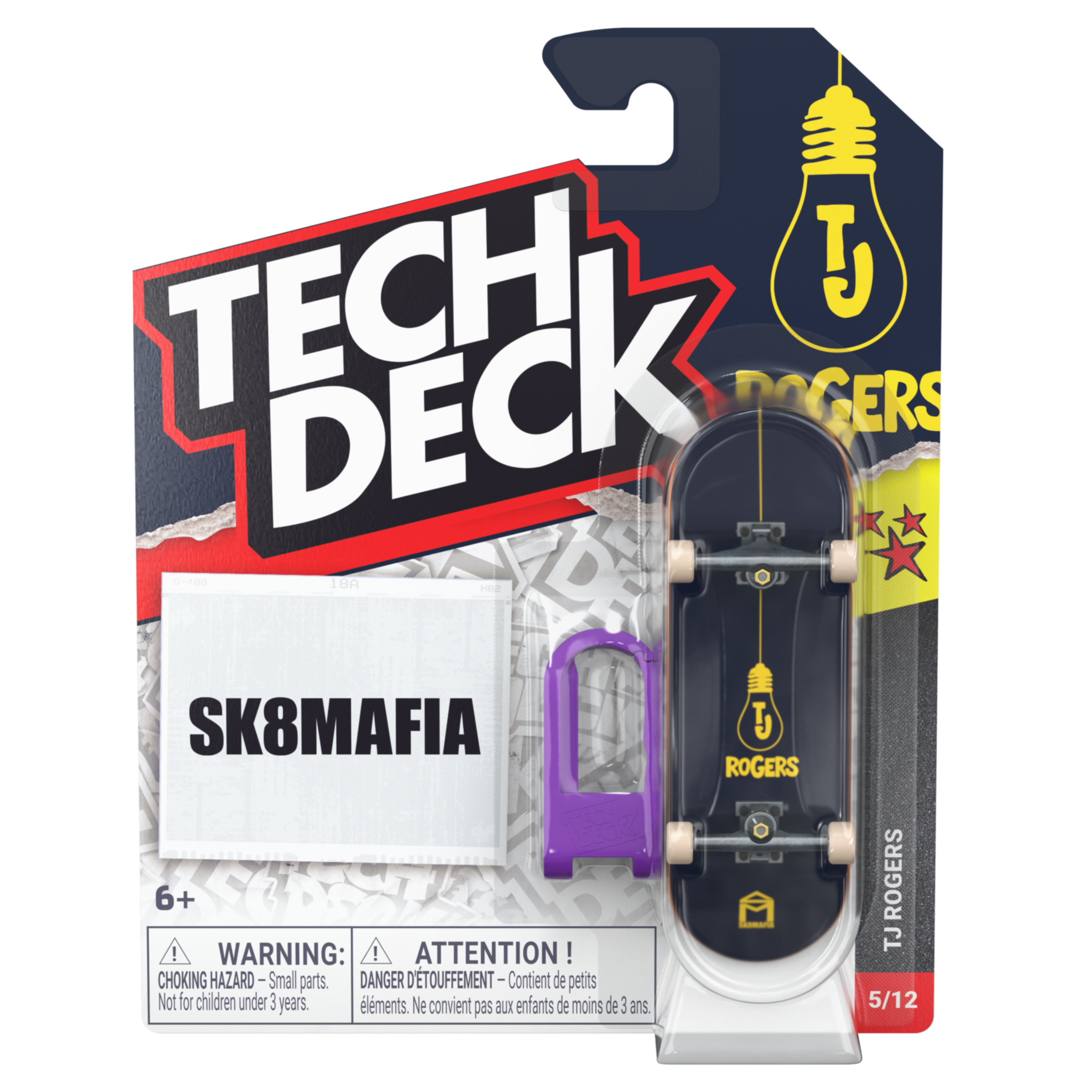 TECH DECK - Set B M63 Plastic Single 30mm Fingerboards