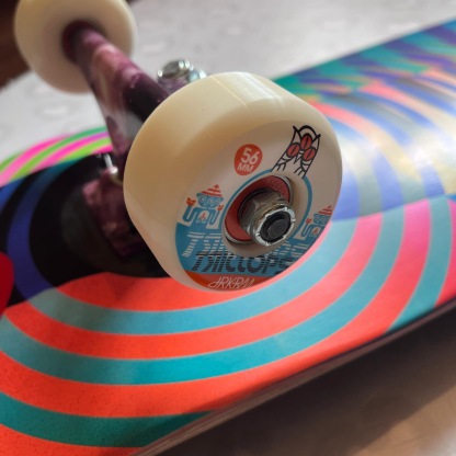 ALMOST - Youness Gradient Cuts Impact 8.375" Complete Skateboard (Darkroom Wheels + Krux Trucks Custom Promo) 