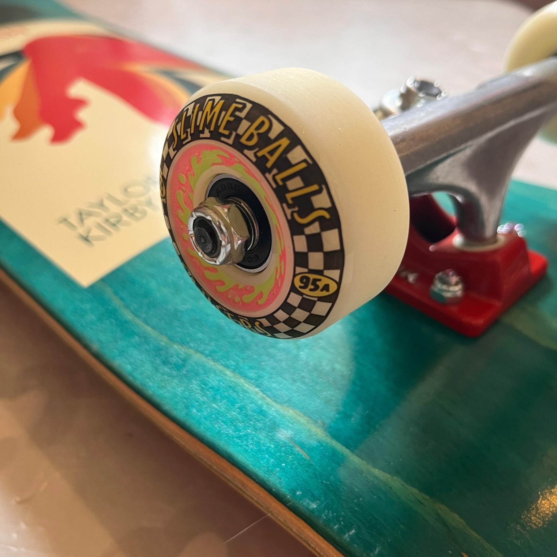 DEATHWISH - Kirby Carousel 8.38" Complete Skateboard (Slimeballs + Tensor Custom Promo)