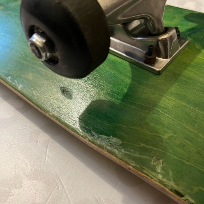 BLANK - 8.0" Light Green Vans Complete Skateboard (USED)