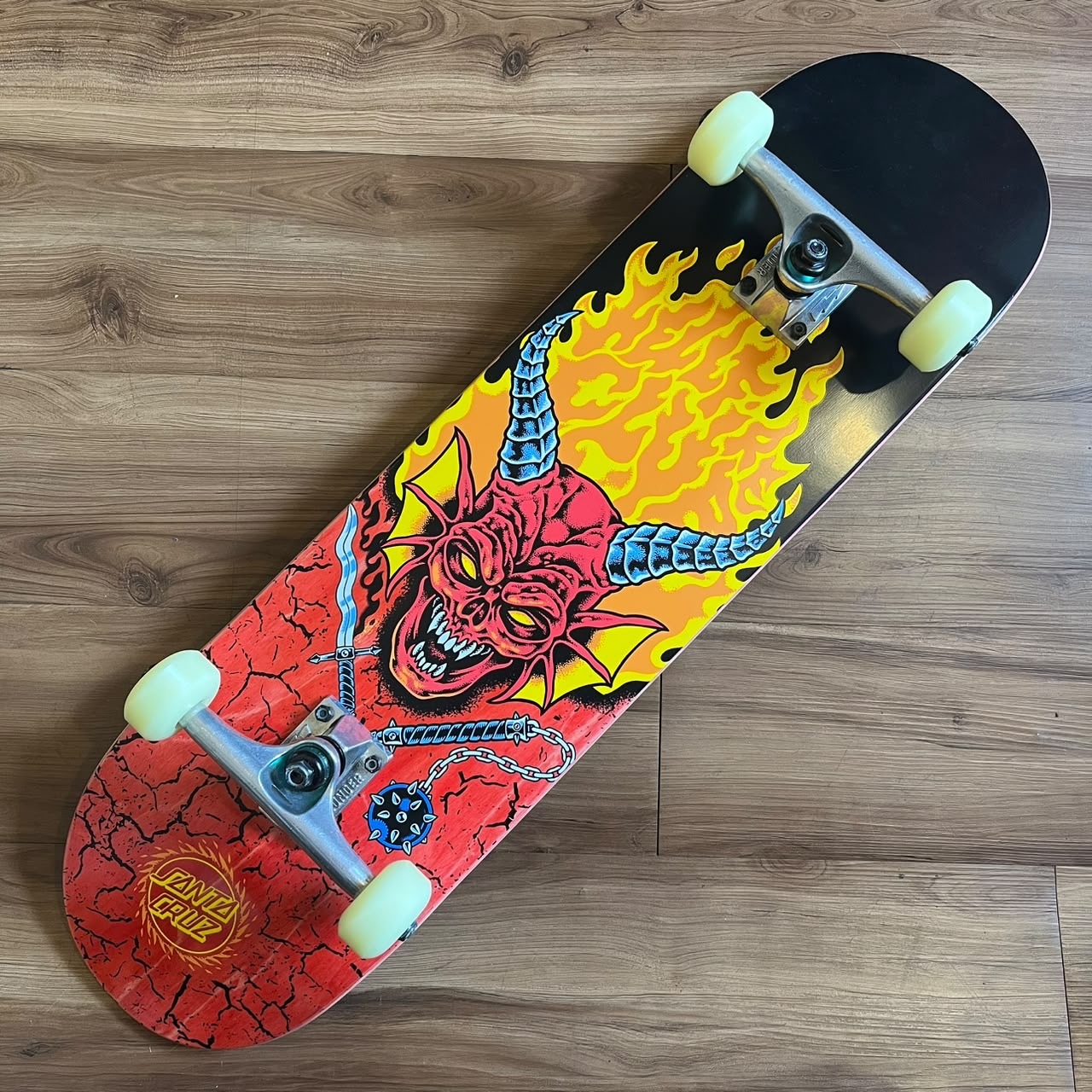 SANTA CRUZ - Stranger Things Hellfire Club 8.25" Complete Skateboard (Thunder + BD Promo)