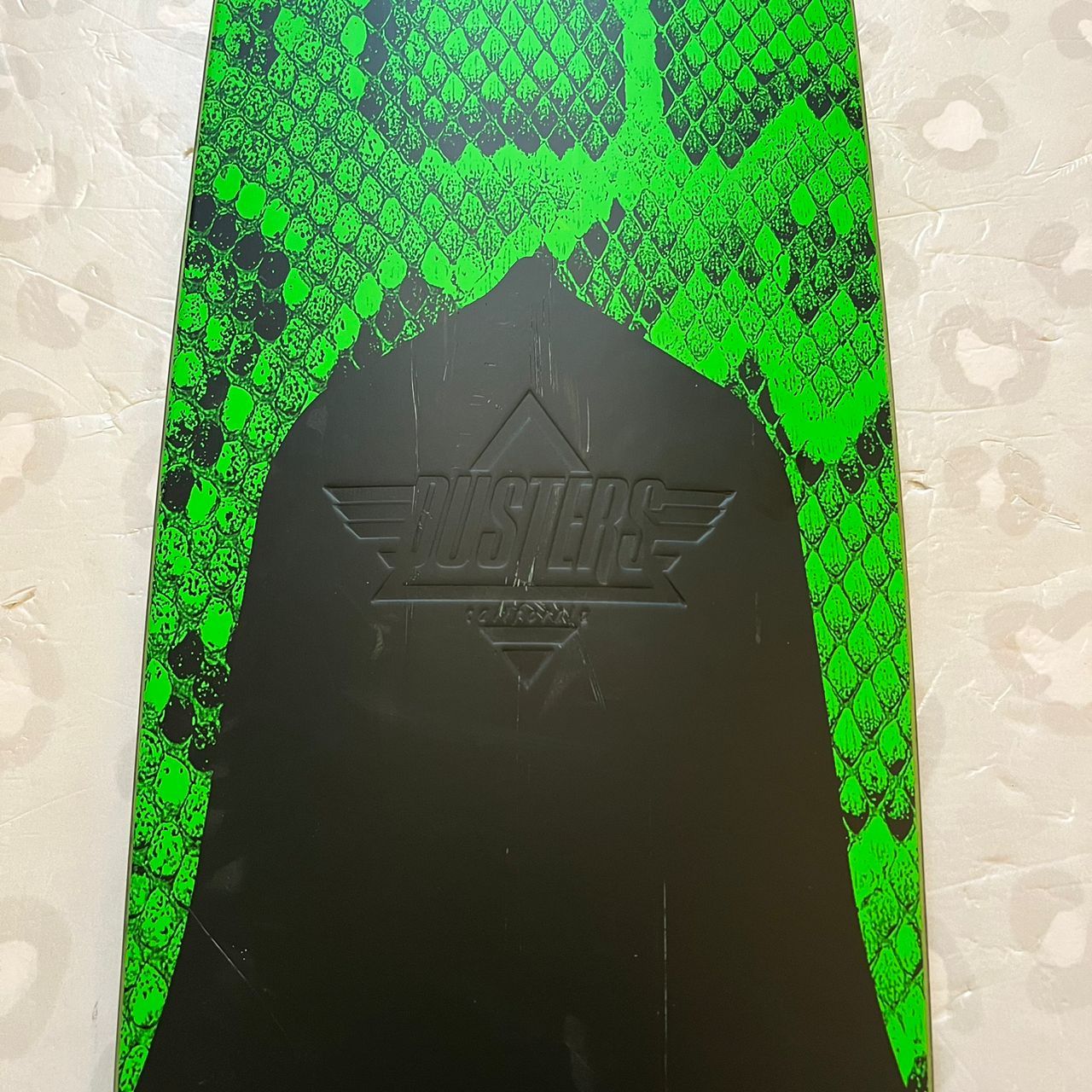 DUSTERS - Channel Snakeskin Green 38" Complete Longboards (DISPLAY UNIT)