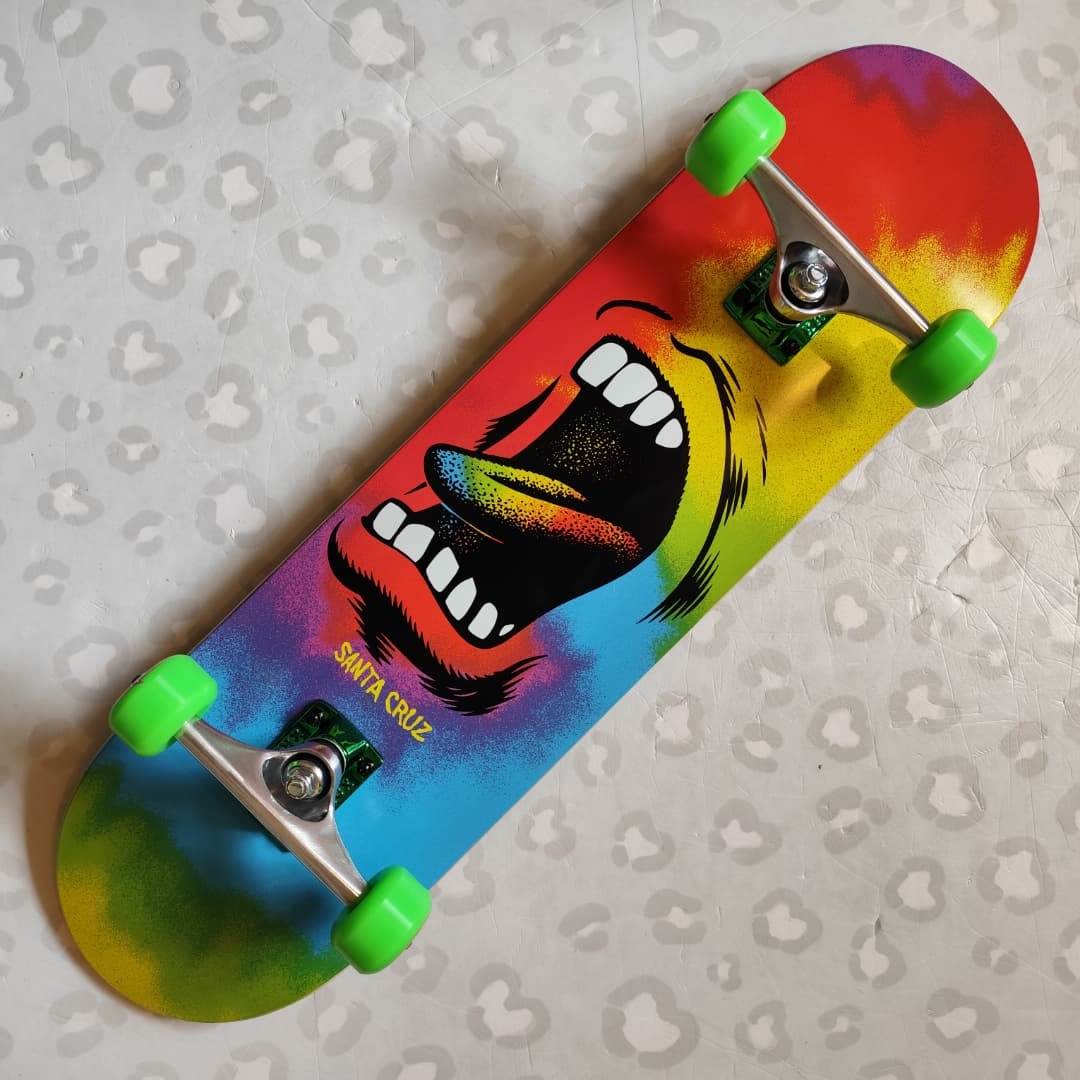SANTA CRUZ - Big Mouth Tie Dye 8.0" Complete Skateboard