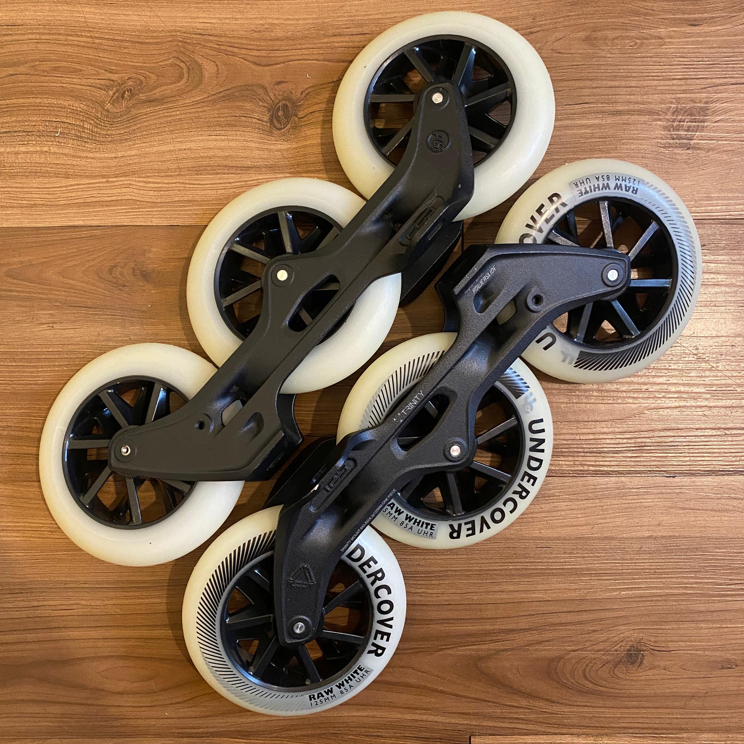 POWERSLIDE - Elite 125mm Trinity Inline Skate Frameset (Undercover Raw)