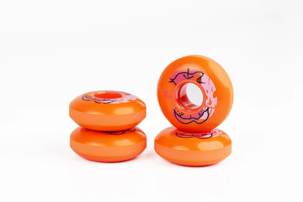 LFTOVRS - Orange 60mm/92a Tuppercore Aggressive Inline Skate Wheels