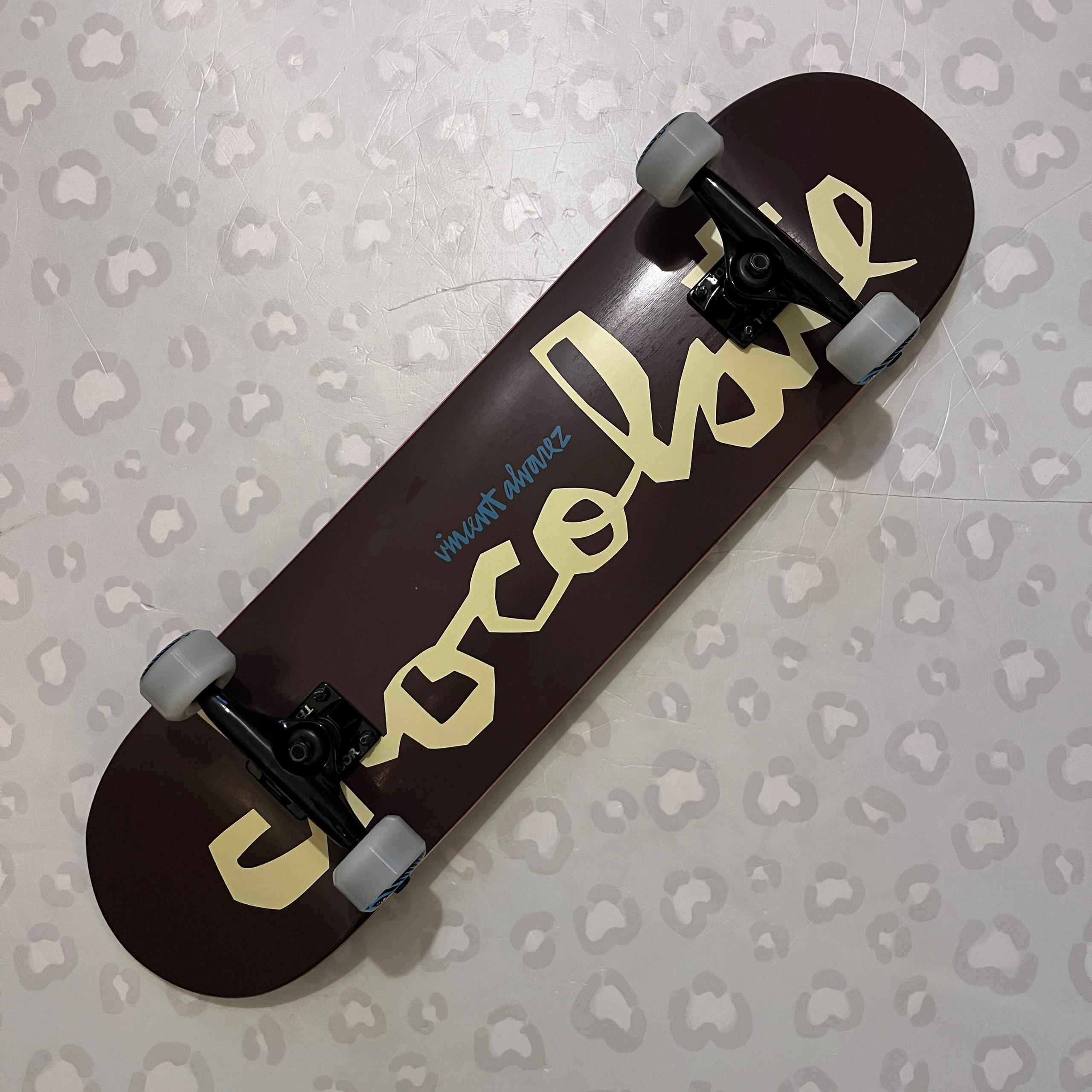CHOCOLATE - Alvarez OG Chunk (8.0") Complete Skateboard (Spitfire Wheels + Tensor Trucks Custom Promo!)