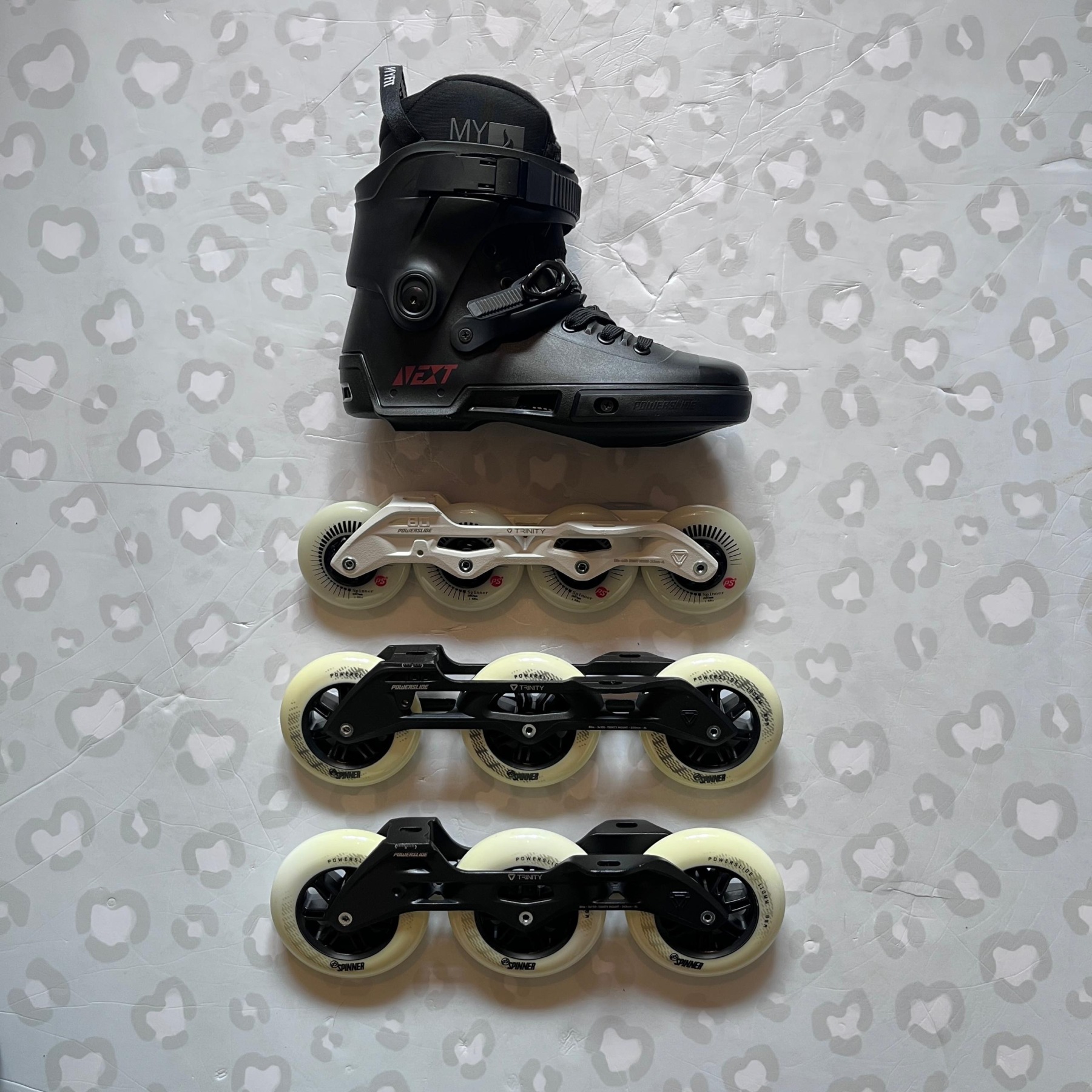 POWERSLIDE - Next Core Black (80/100/110) Urban Inline Skates