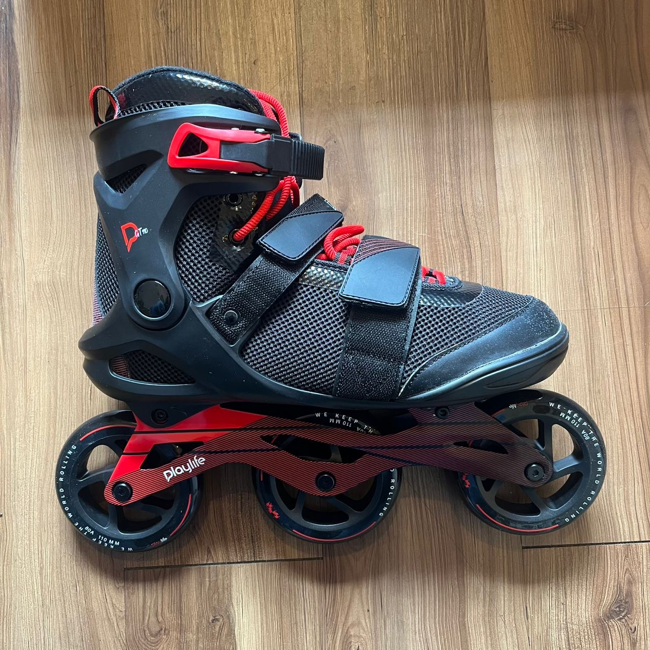 PLAYLIFE - GT Black 110 Fitness Inline Skates (Display Unit / EU46 / A)