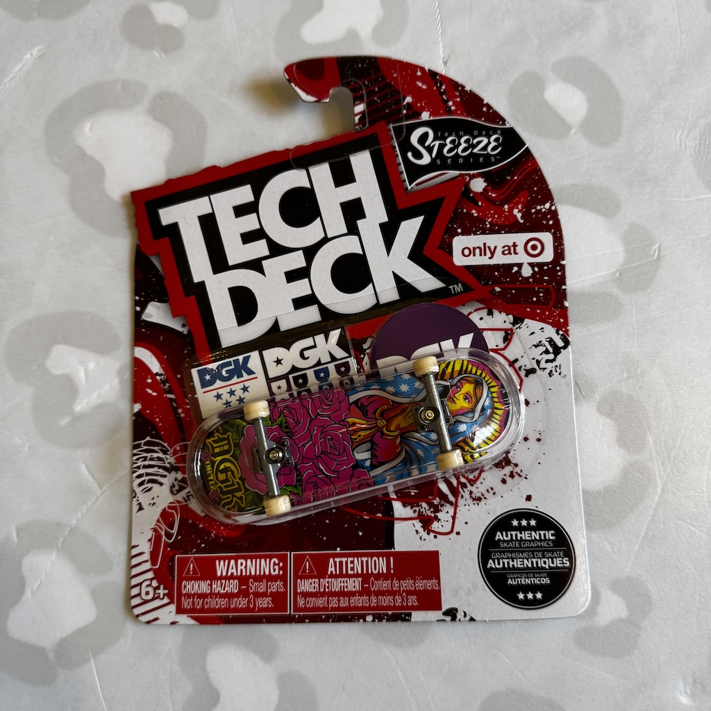 TECH DECK - Plastic Singles 30mm Fingerboard (Set A) 