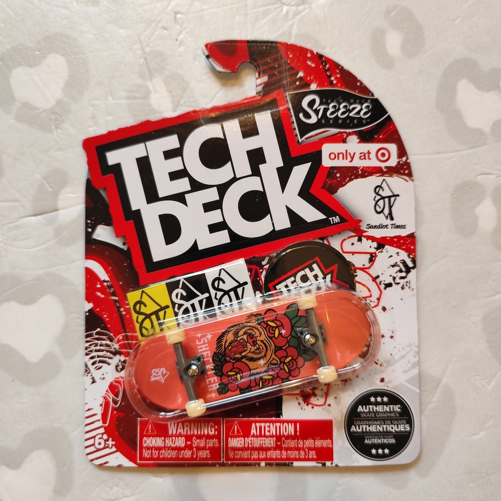 TECH DECK - Plastic Singles 30mm Fingerboard (Set A) 