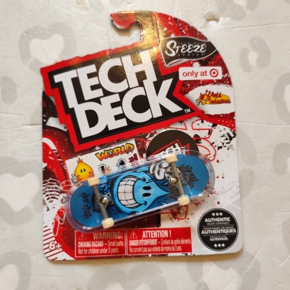 TECH DECK - Plastic Singles 30mm Fingerboard (Set A) 