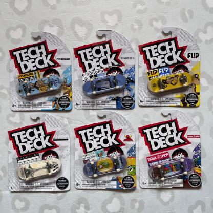TECH DECK - Plastic Single 30mm Fingerboards (Set Beta)