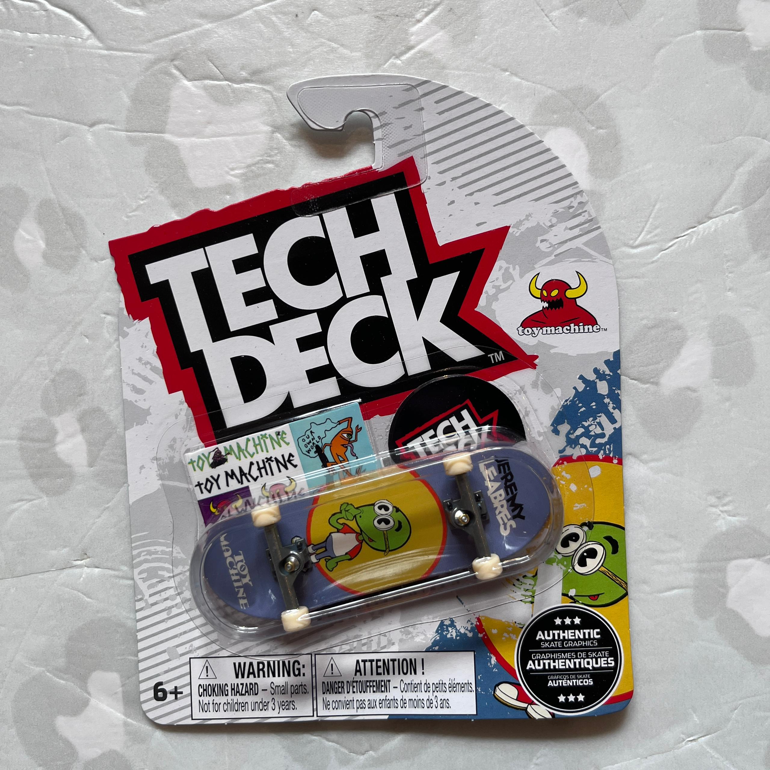 TECH DECK - Plastic Single 30mm Fingerboards (Set Beta)