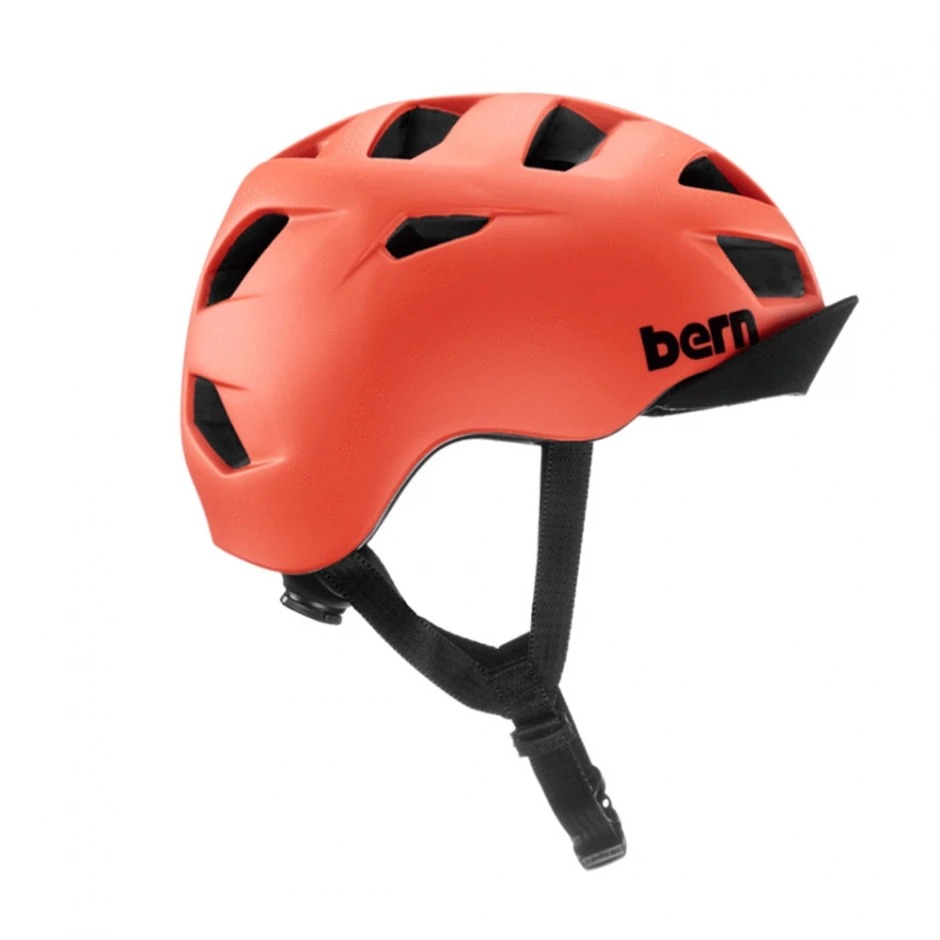 BERN - Allston (Matte Coral Red) Helmet