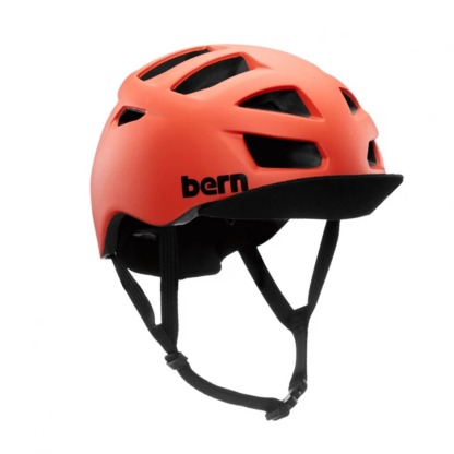 BERN - Allston (Matte Coral Red) Helmet