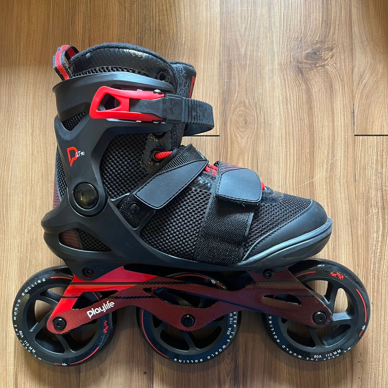 PLAYLIFE - GT Black 110 Fitness Inline Skates (Display Unit C / EU39)
