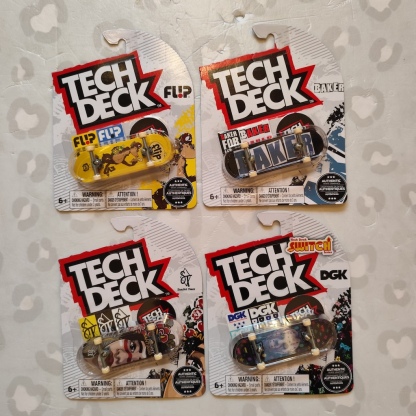TECH DECK - Plastic Singles 30mm Fingerboard (Set C) 