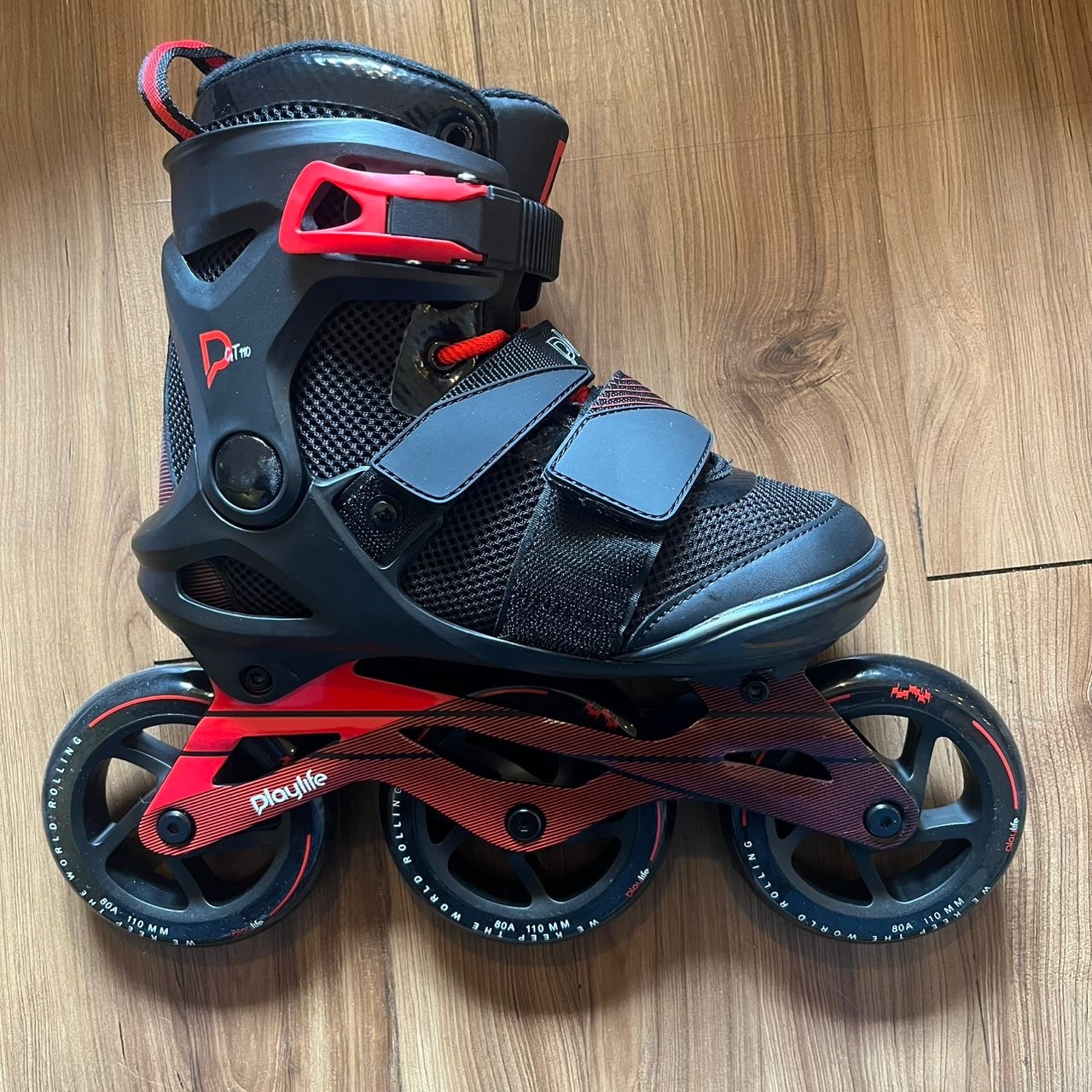 PLAYLIFE - GT Black 110 Fitness Inline Skates (Display Unit D / EU37)