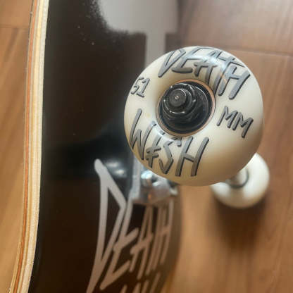 DEATHWISH - Gang Logo Black/White 8.5" Complete Skateboard