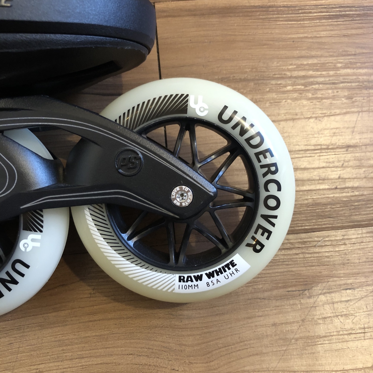 POWERSLIDE - Next Core Black 4x110 Road Urban Inline Skates (EU46-47 UC Wheels)