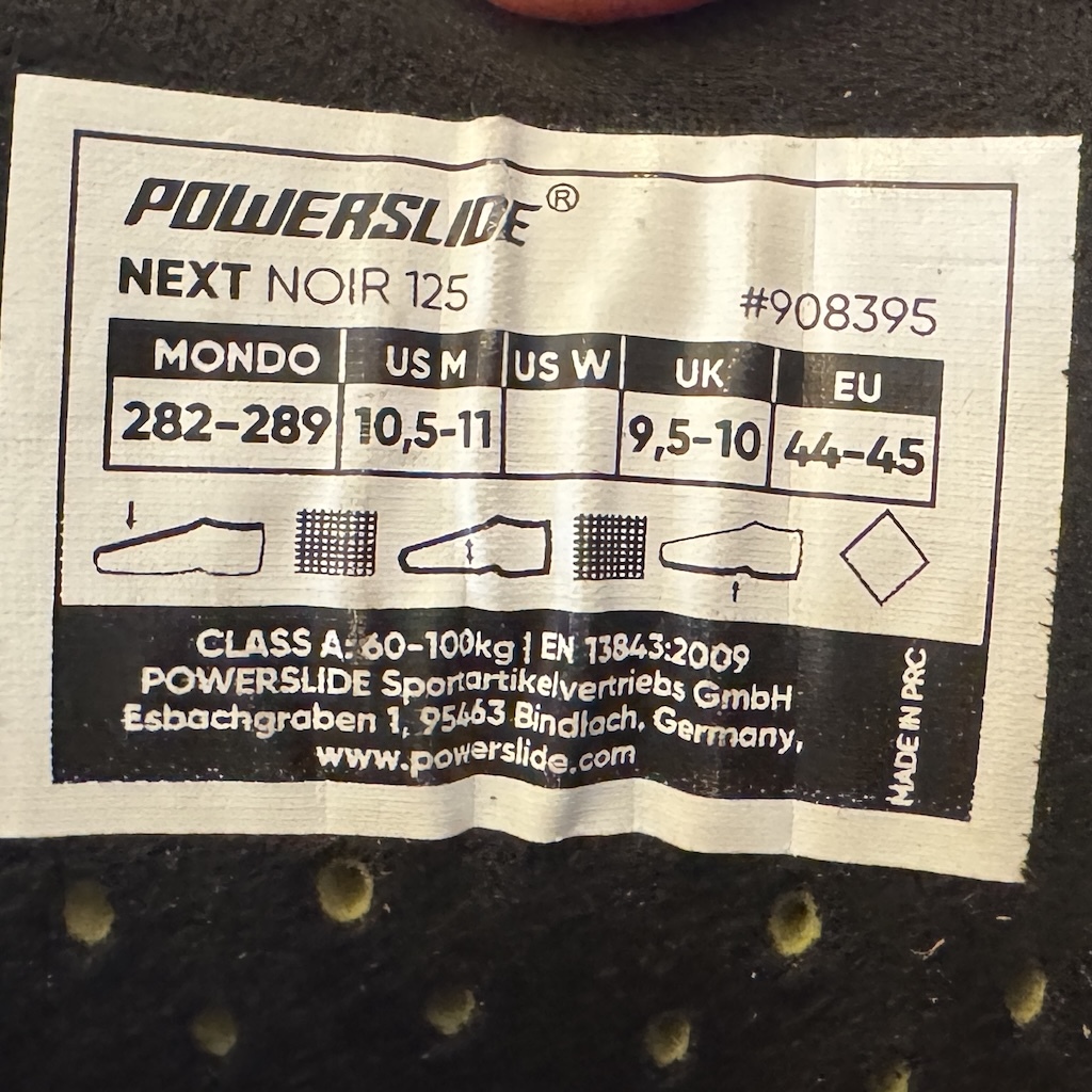 POWERSLIDE - Next Noir 4x110mm Road Urban Inline Skates