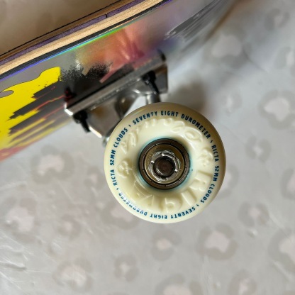 SANTA CRUZ - Godzilla Shin Firepit Knox 8.5" x 32.2" Complete Skateboard (Premium Ricta & Independent Promo)