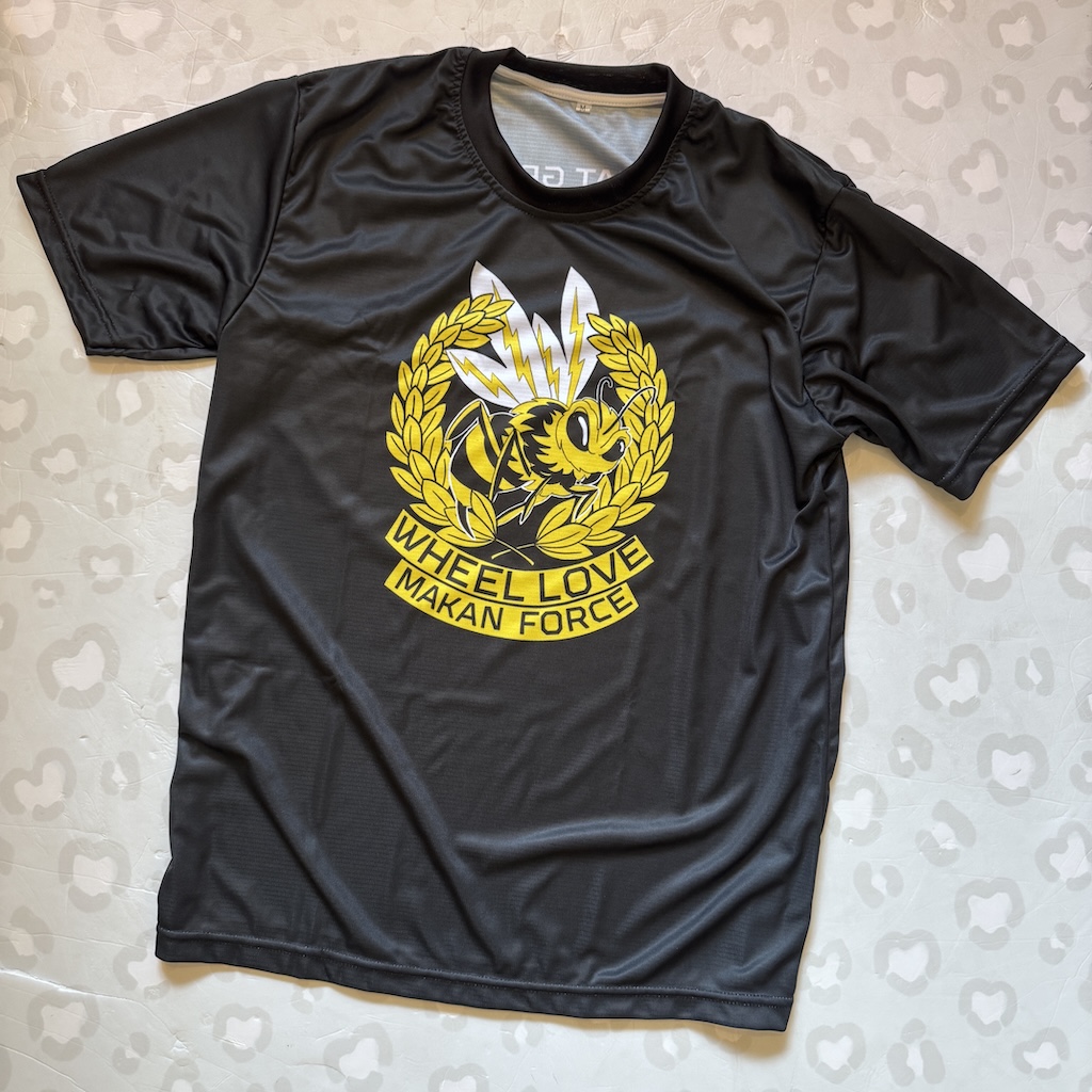 WHEEL LOVE - Black #WheelLoveMakanForce Team Crest V2 Training T-Shirt