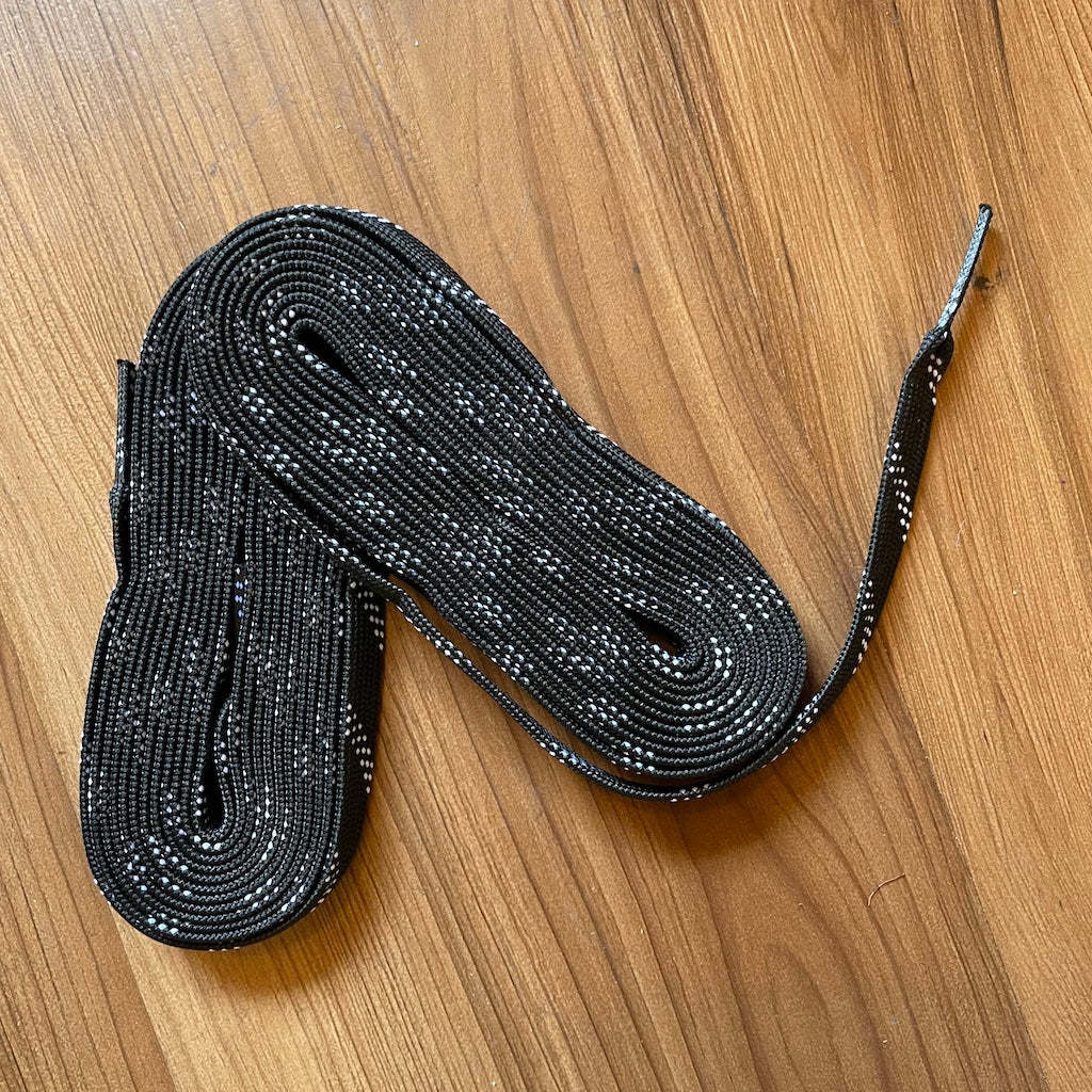 BLANK - Black Hockey Style 96" Skate Laces