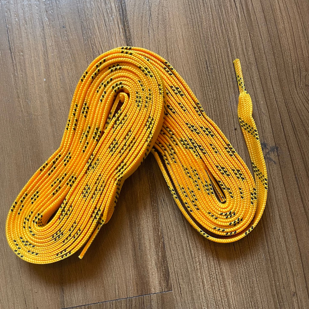 BLANK - Yellow Hockey Style 96" Skate Laces
