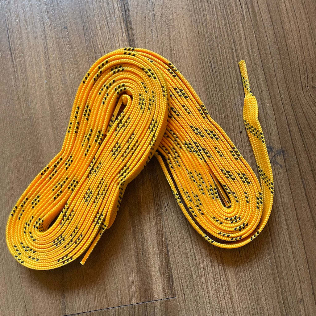 BLANK - Yellow Hockey Style 96" Skate Laces