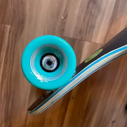 DUSTERS - Channel Dragonfly Camo/Teal 34" Complete Longboard (Clearance Sale With Free Helmet!)