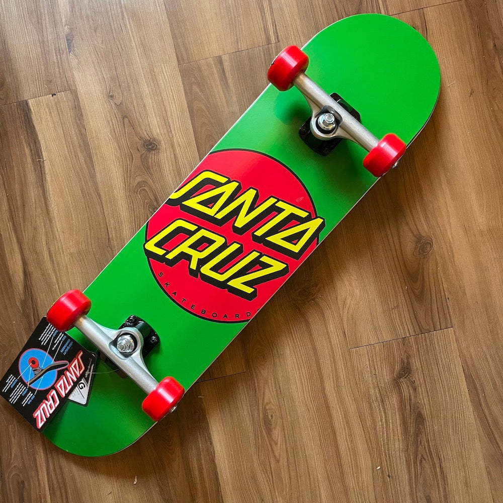 SANTA CRUZ - Classic Dot Green 7.8" Complete Skateboard