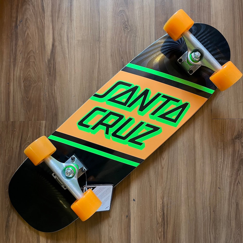 SANTA CRUZ - Street Skate Black/Orange 29.05" Cruiser Skateboard