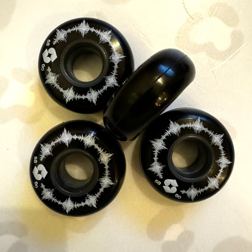 STANDARD - Black 58mm / 90a Aggressive Inline Skate Wheels