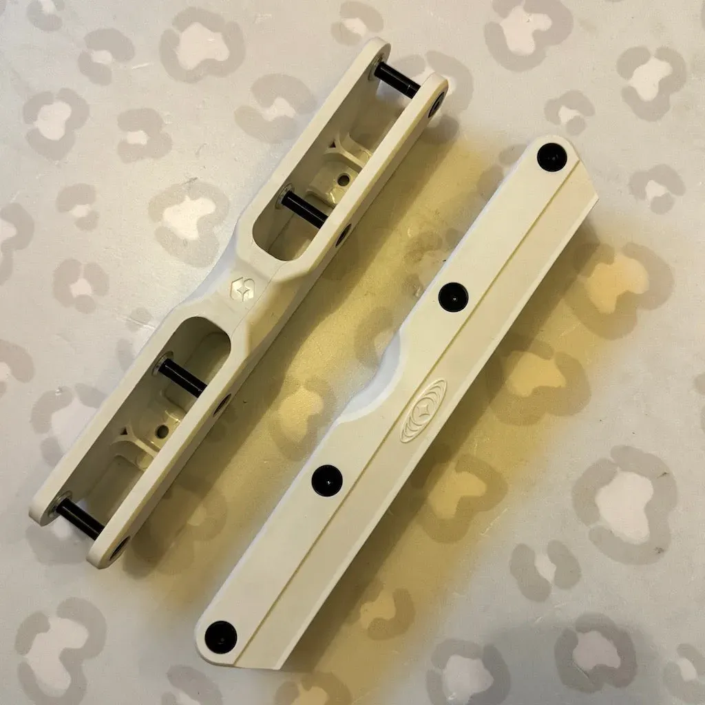 STANDARD - Black Aggressive Inline Skate Frames (Black / White)