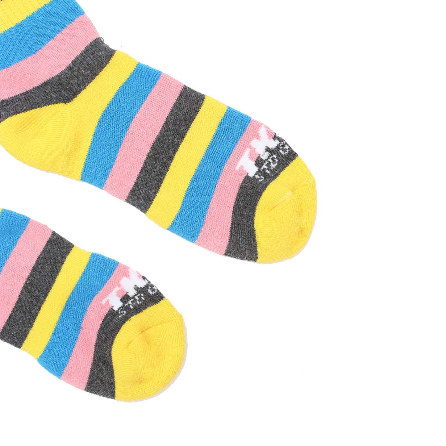 TKSB - AM Morning Pink Stripe Socks